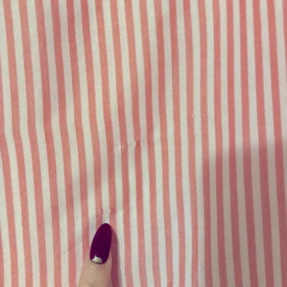 Velvet Heart | Pink and White striped | Elisa button down | size M - Picture 4 of 7